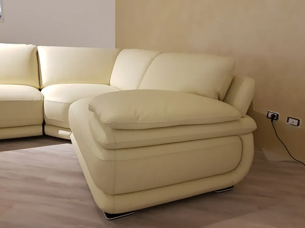 Hot Divano angolare in Pelle Atlantico Divani