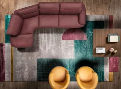 Max Divani Divano angolare in Pelle a prezzo ribassato- Divani