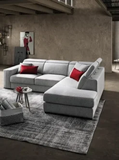 Le Comfort Divano Angolare in Tessuto sfoderabile  Astor angolare di- Divani