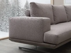 Crippa Salotti Divano angolare in Tessuto Crippa divani&letti a prezzo scontato- Divani