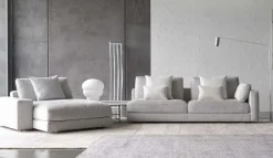 Flou Divano Angolare in Tessuto My place di- Divani