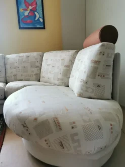 Outlet Divano Angolare modello Divano angolare di con forte sconto Divani