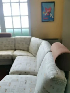 Outlet Divano Angolare modello Divano angolare di con forte sconto Divani