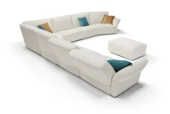 Md work Divano angolare Modello italia completo di meccanismi in tutto il divano   PREZZI OUTLET- Divani