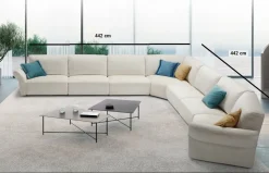 Md work Divano angolare Modello italia completo di meccanismi in tutto il divano   PREZZI OUTLET- Divani