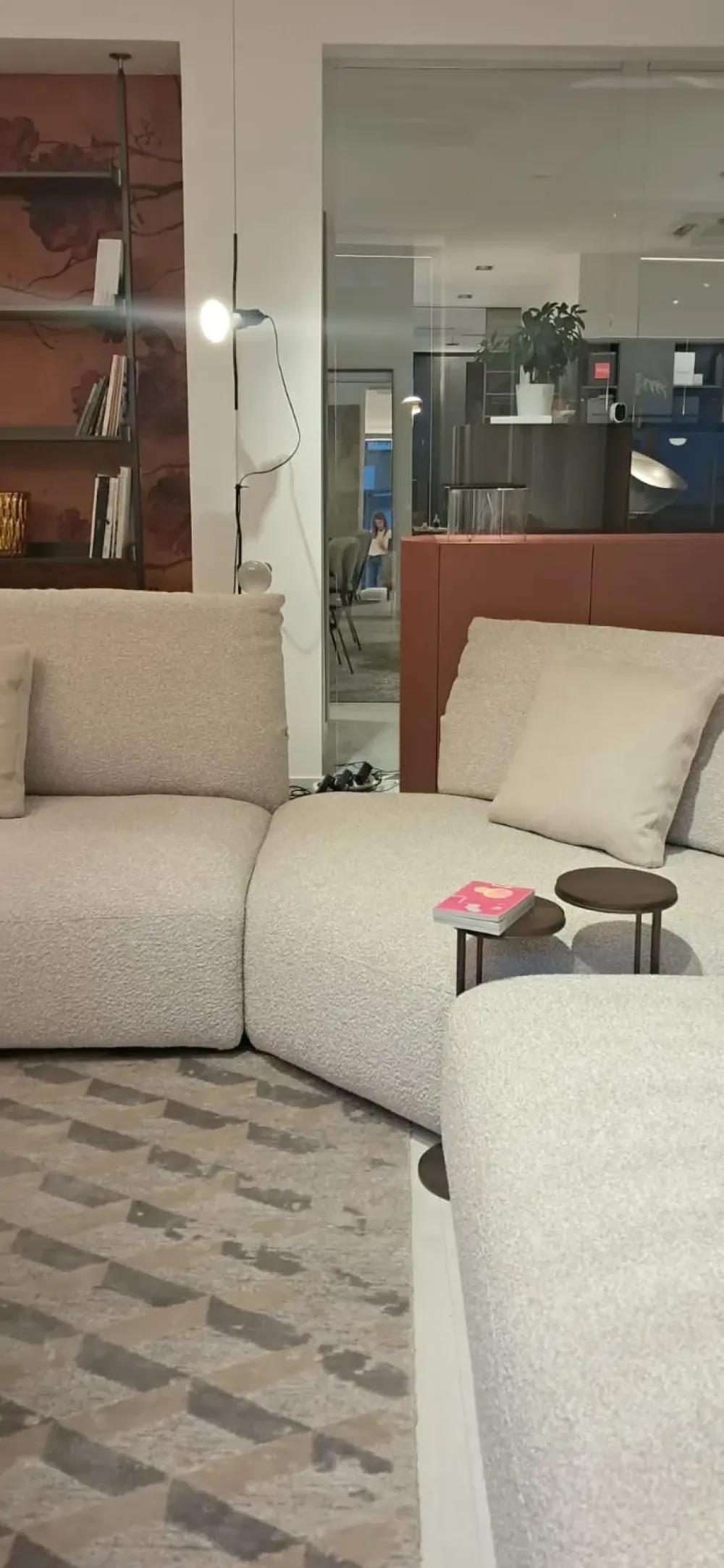 Clearance Divano Angolare modello Sinatra di a prezzi outlet Divani