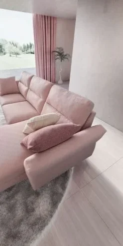 Collezione esclusiva Divano angolare Mottes selection Thoas PREZZI OUTLET sconto 40%- Divani