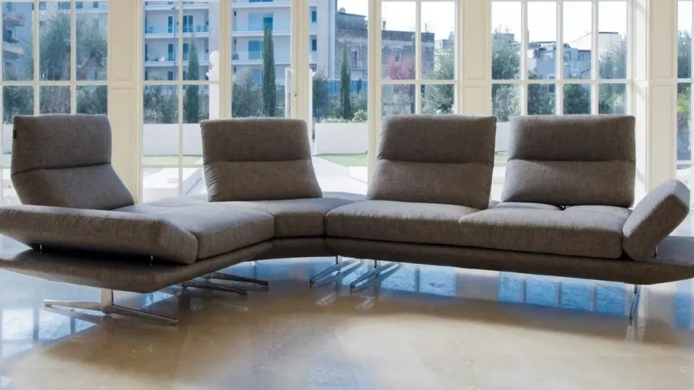 Nicoletti Home Divano angolare Chamonix PREZZI OUTLET sconto 48%- Divani