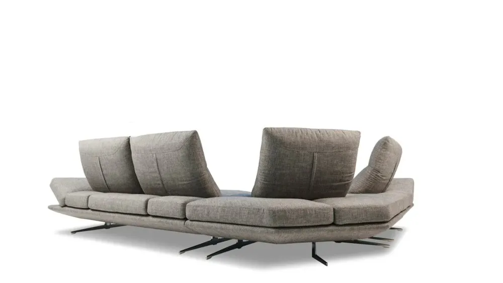 Nicoletti Home Divano angolare Chamonix PREZZI OUTLET sconto 48%- Divani