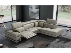 Sale Divano angolare tessuto in poliuretano a prezzo Outlet Divani