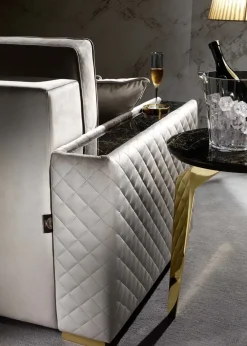 Artigianale Divano angolare tessuto in poliuretano   a prezzo Outlet- Divani