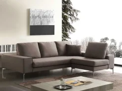 Crippa Salotti Divano angolare tessuto in poliuretano a prezzo scontato- Divani