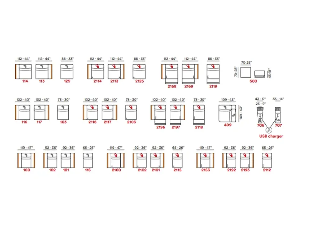 Discount Divano Arona in Tessuto a 3980€ Divani
