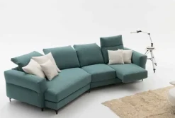 Divano Luna blu PREZZI OUTLET sconto 30%^Artigianale Outlet