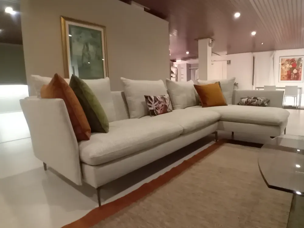 Sale Divano Divano con penisola mod link PREZZI OUTLET sconto 30% Divani