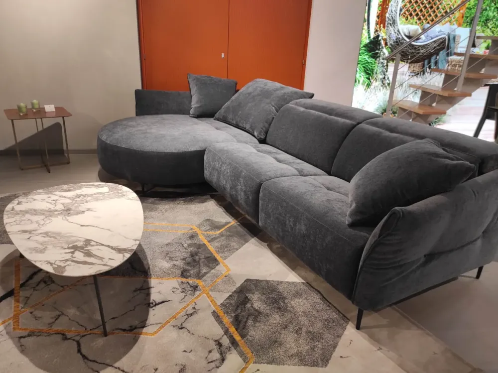 Franco Ferri Divano Bosè a PREZZO OUTLET scontato del 25%- Divani