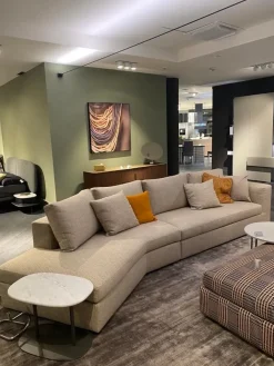 Alf Da Fre Divano California in Tessuto sfoderabile di scontato 40%- Divani