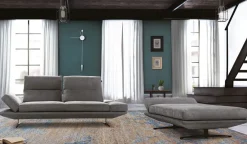 Sale Divano Chamonix tessuto in poliuretano   in Offerta Outlet Divani