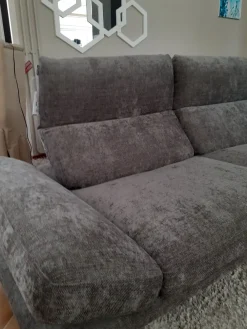 Sale Divano Chamonix tessuto in poliuretano in Offerta Outlet Divani