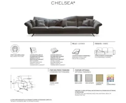 Divano Chelsea a PREZZO OUTLET scontato del 30%^Rosini Sale