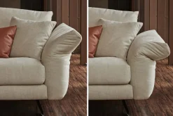 Rosini Divano Chelsea tessuto in poliuretano   in Offerta Outlet- Divani