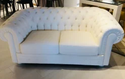 Online Divano Chester bianco OFFERTA OUTLET Divani