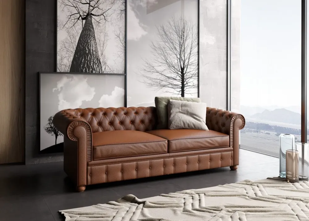 Divano Chesterfield 9912 con forte sconto^Giessegi Best