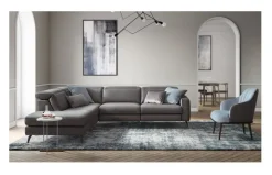 Sale Divano Christopher in Pelle non sfoderabile di scontato 35% Divani