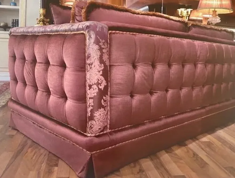 Online Divano Classico italiano seta e velluto PREZZI OUTLET Divani