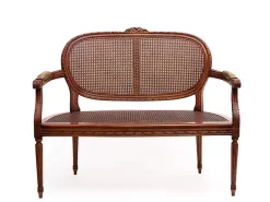 Divano classico pelle Divanetto  di con sconto del - 65% Divani