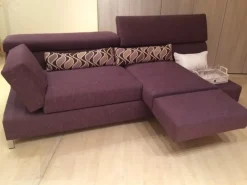 Divano con chaise longue in tessuto sfoderabile ALIANT di Biba Divani