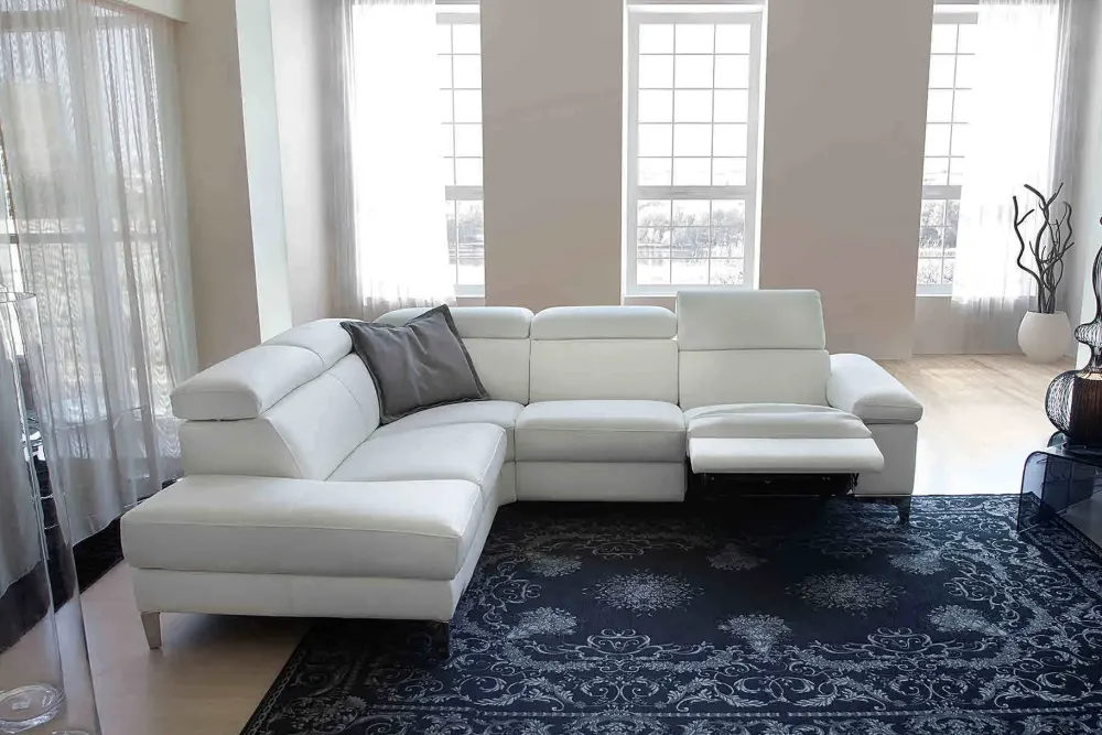 Nicoletti Home Divano con chaise longue Megan in Offerta Outlet- Divani