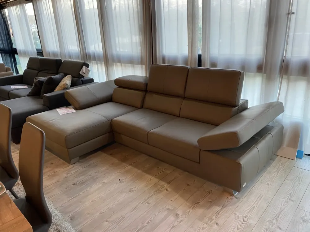 Divano con penisola Alison PREZZI OUTLET Divani