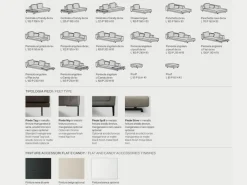 Hot Divano Con penisola Ares in Offerta Outlet a 2041 Euro Divani