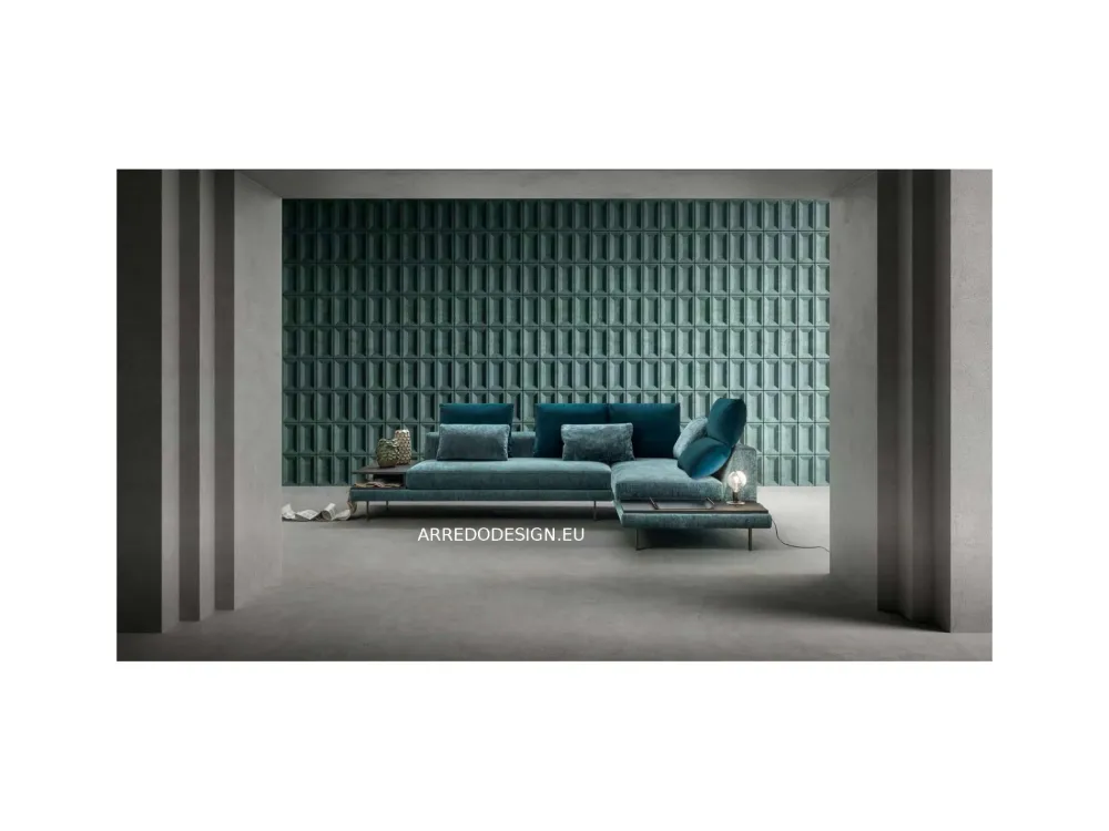 Hot Divano Con penisola Ares in Offerta Outlet a 2041 Euro Divani