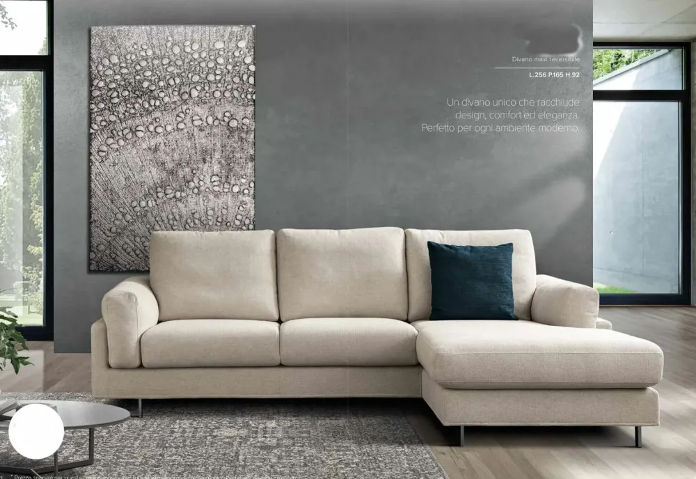 Biel Divano con penisola Axel ad un prezzo vantaggioso- Divani
