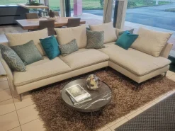 Biba Salotti Divano con penisola Link PREZZI OUTLET sconto 40%- Divani