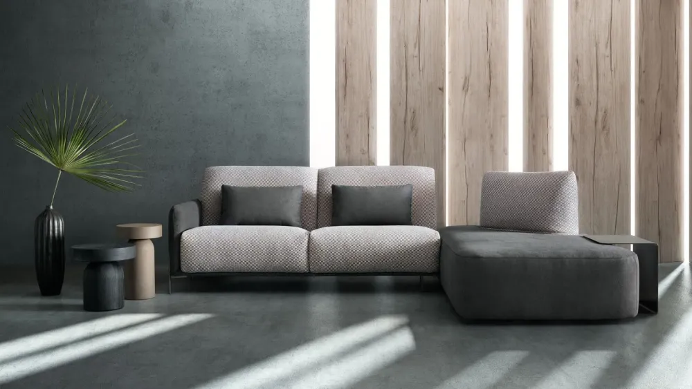 Divano Con penisola Blank° in Offerta Outlet a 1855 Euro^Samoa Best