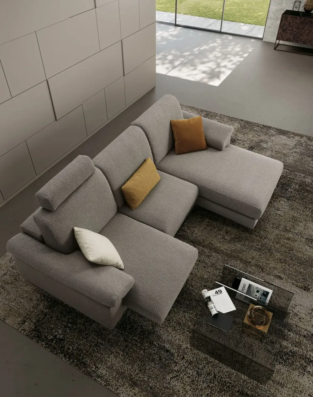 Divano con penisola Boston : con uno SCONTO ESCLUSIVO del 40%^Rizzetto Sale