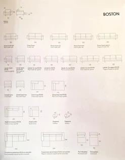 Divano con penisola Boston : con uno SCONTO ESCLUSIVO del 40%^Rizzetto Sale