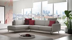 Doimo Salotti Divano con penisola Bristol a PREZZO OUTLET- Divani