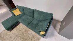 Deas Divano con penisola Lord byron PREZZI OUTLET sconto 50%- Divani