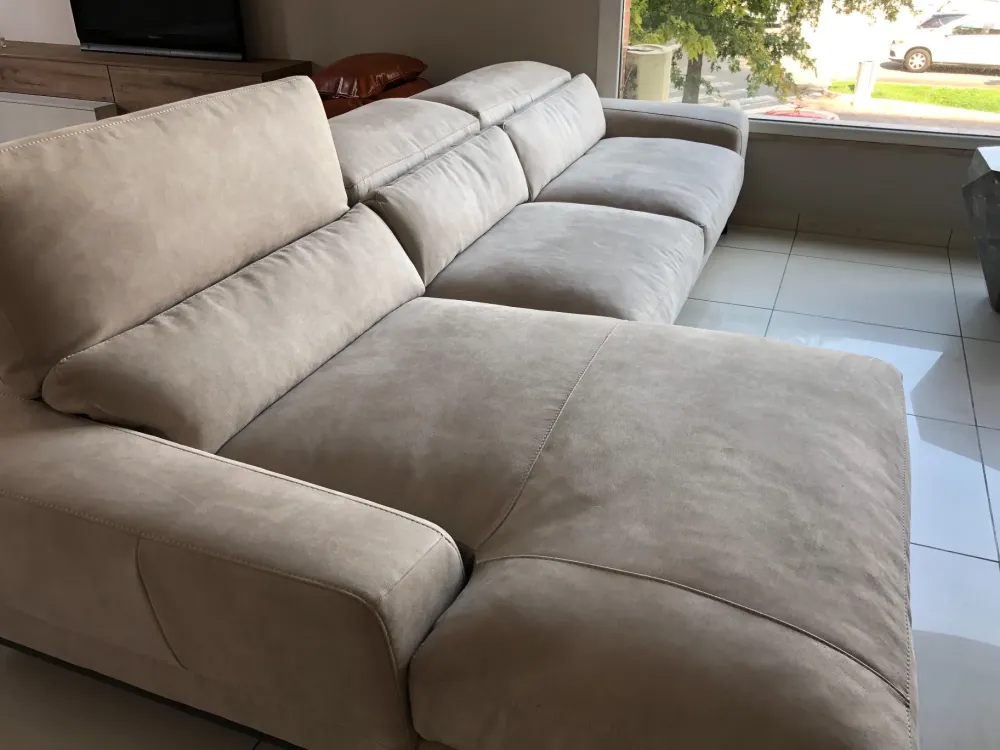 Divano con penisola Denver Crippa divani&letti OFFERTA OUTLET^Crippa Salotti Outlet