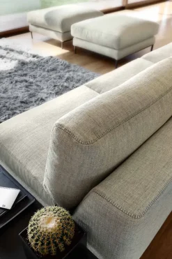 Ditre Italia Divano con penisola Artis PREZZI OUTLET sconto 30%- Divani