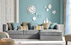 Divano con penisola Divano doppio strato piuma d oca   PREZZI OUTLET^Md work Hot