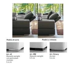 Divano con penisola Divano reclinabile diversi rivestimenti  : con uno SCONTO ESCLUSIVO del 42%^Md work New