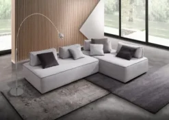 Clearance Divano con penisola Divano modulare piuma alta qualita italy OFFERTA OUTLET Divani