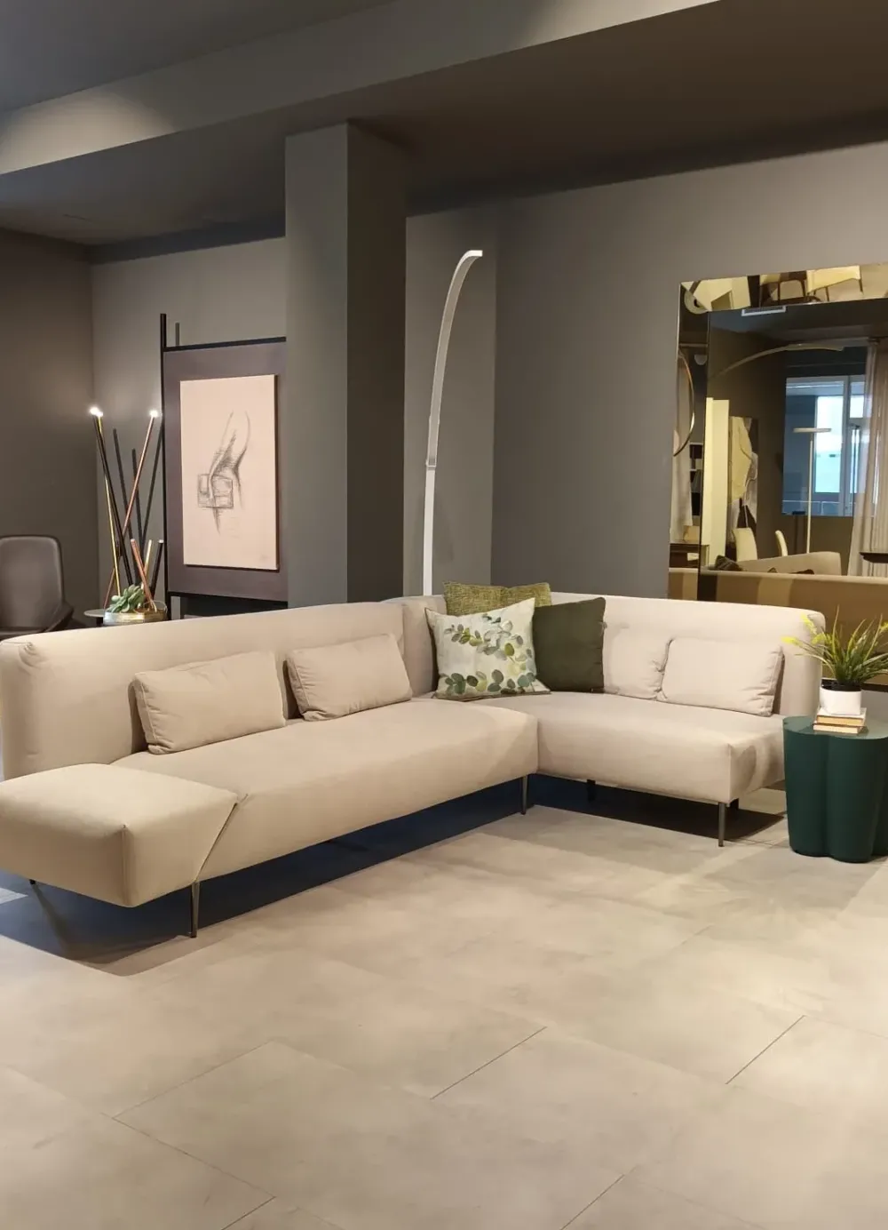 Discount Divano Con penisola Divano angolare spin di a prezzo ribassato Divani