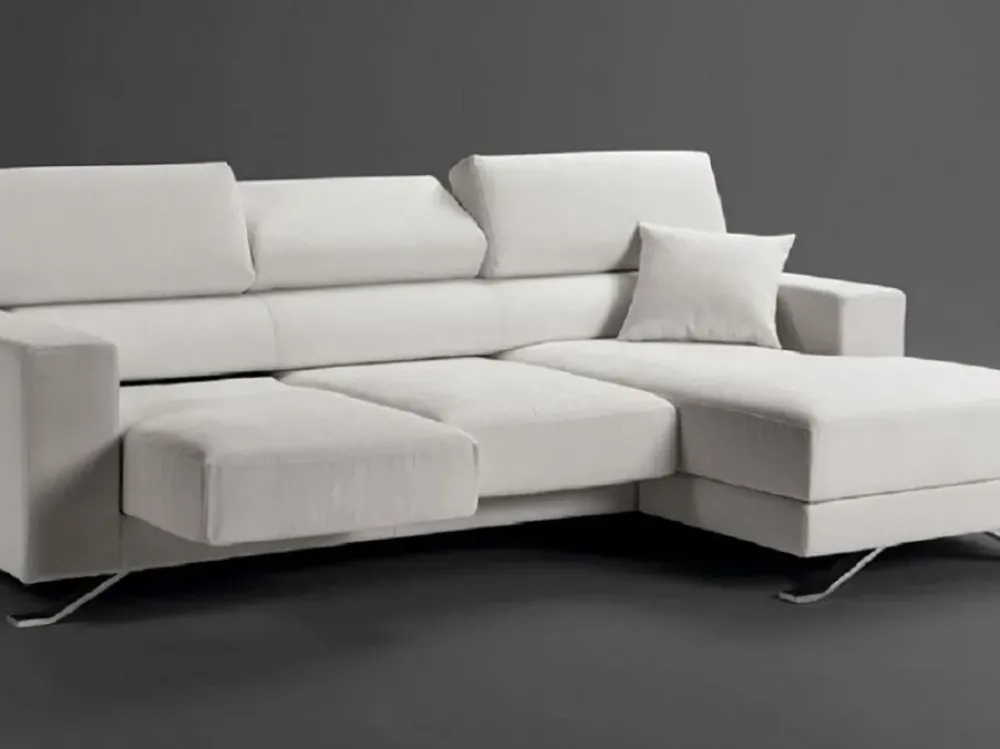 Excò Divano Con penisola Divano mod.harry con sedute estraibili scontato del 50% ad un prezzo vantaggioso- Divani