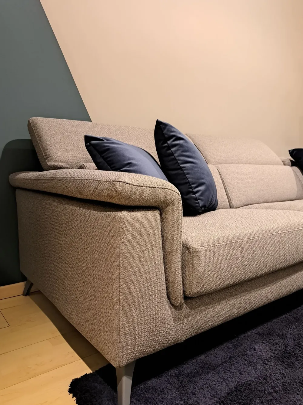 Febal Divano con penisola Kensington PREZZI OUTLET sconto 50%- Divani